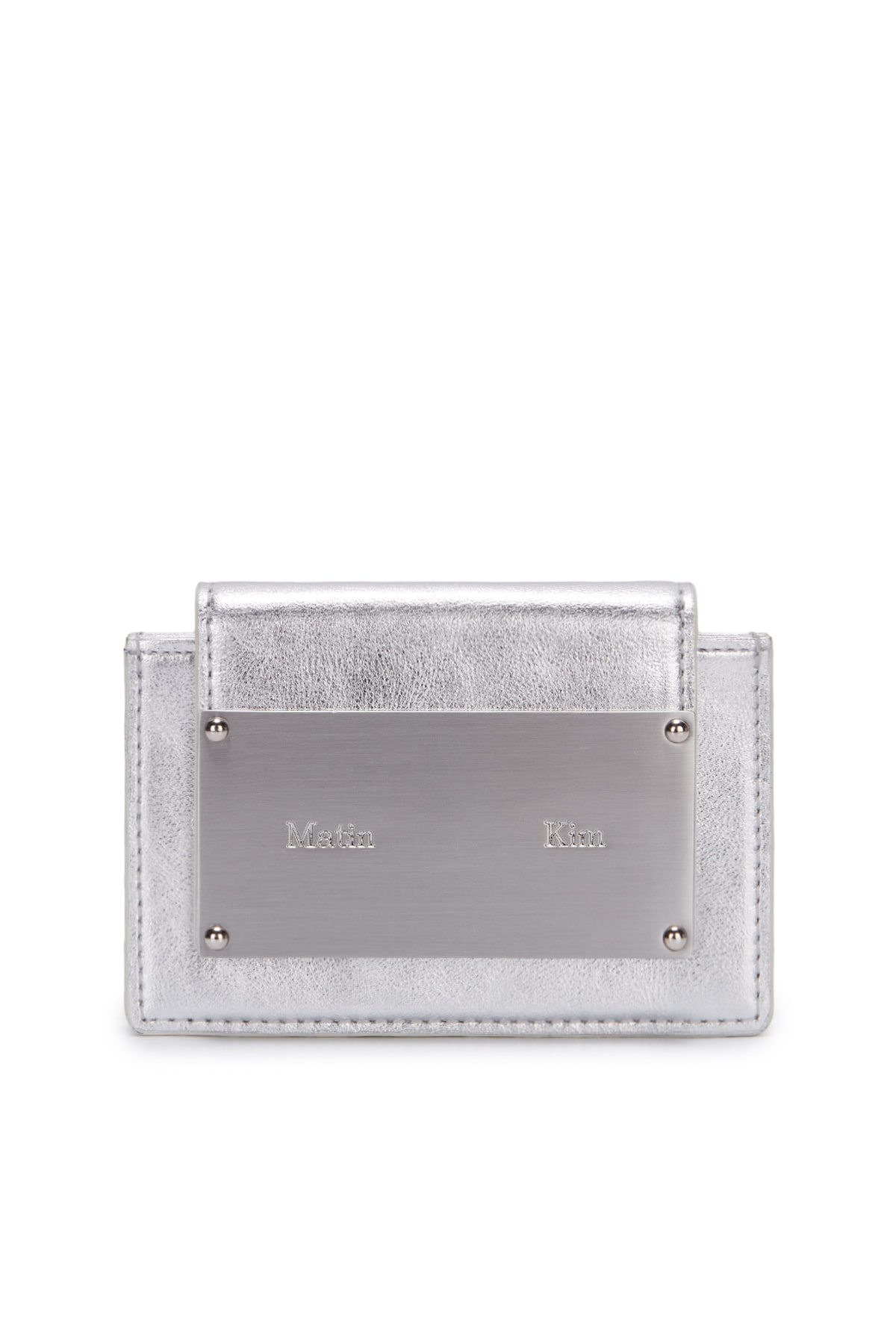 ACCORDION WALLET IN SILVER - MATINKIM